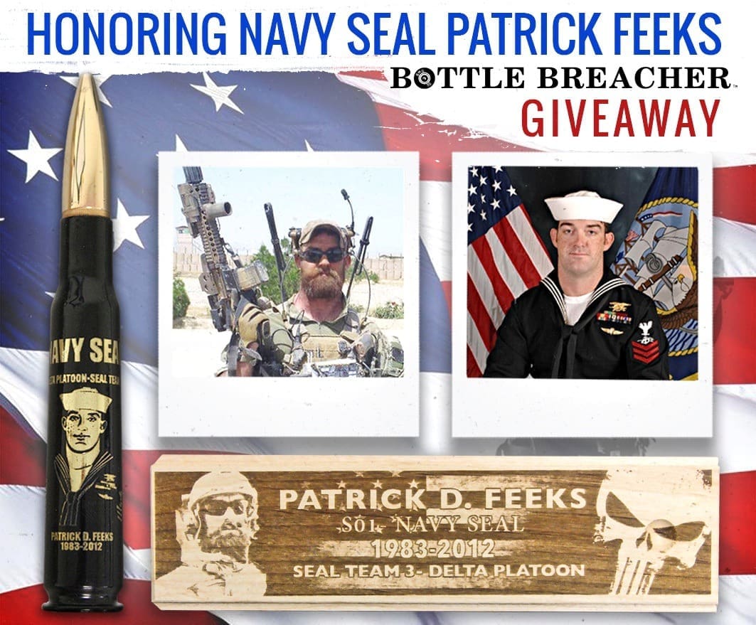 Never Forgotten Series .50-caliber ammunition Bottle Breachers honor fallen